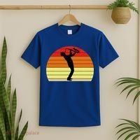 Sunset Saxophone Retro Saxophone Player Cool Gift T-Shirt thumb 2