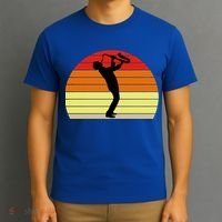 Sunset Saxophone Retro Saxophone Player Cool Gift T-Shirt thumb 3