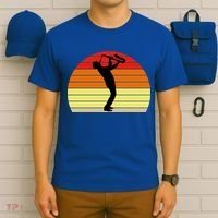 Sunset Saxophone Retro Saxophone Player Cool Gift T-Shirt thumb 6