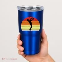 Sunset Saxophone Retro Saxophone Player Cool Gift Tumbler thumb 2