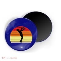 Sunset Saxophone Retro Saxophone Player Cool Gift Magnet thumb 0
