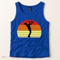 Sunset Saxophone Retro Saxophone Player Cool Gift Tank Top thumb 2
