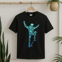 Skater Skateboarder Retro Skateboard T-Shirt thumb 2