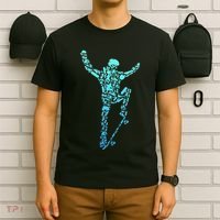 Skater Skateboarder Retro Skateboard T-Shirt thumb 6