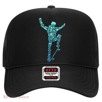 Skater Skateboarder Retro Skateboard Hat