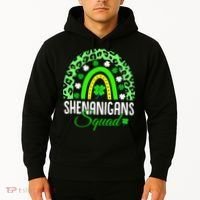 Shenanigans Squad Rainbow Leopard St Patricks Day  Hoodie thumb 2