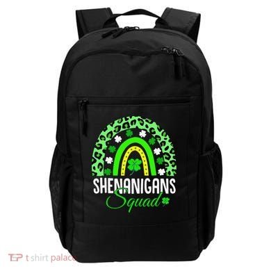 Shenanigans Squad Rainbow Leopard St Patricks Day  Backpack
