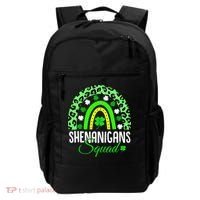 Shenanigans Squad Rainbow Leopard St Patricks Day  Backpack thumb 0