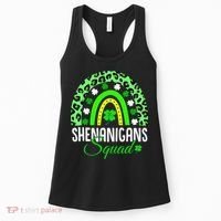 Shenanigans Squad Rainbow Leopard St Patricks Day  Women's Tank Top thumb 0
