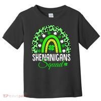 Shenanigans Squad Rainbow Leopard St Patricks Day  Toddler T-Shirt thumb 0