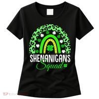 Shenanigans Squad Rainbow Leopard St Patricks Day  Women's T-Shirt thumb 0
