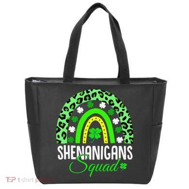 Shenanigans Squad Rainbow Leopard St Patricks Day  Bag