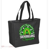 Shenanigans Squad Rainbow Leopard St Patricks Day  Bag thumb 2