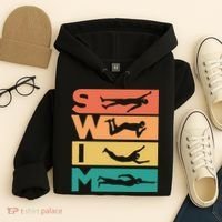Swim Swimmers Retrol Hoodie thumb 4