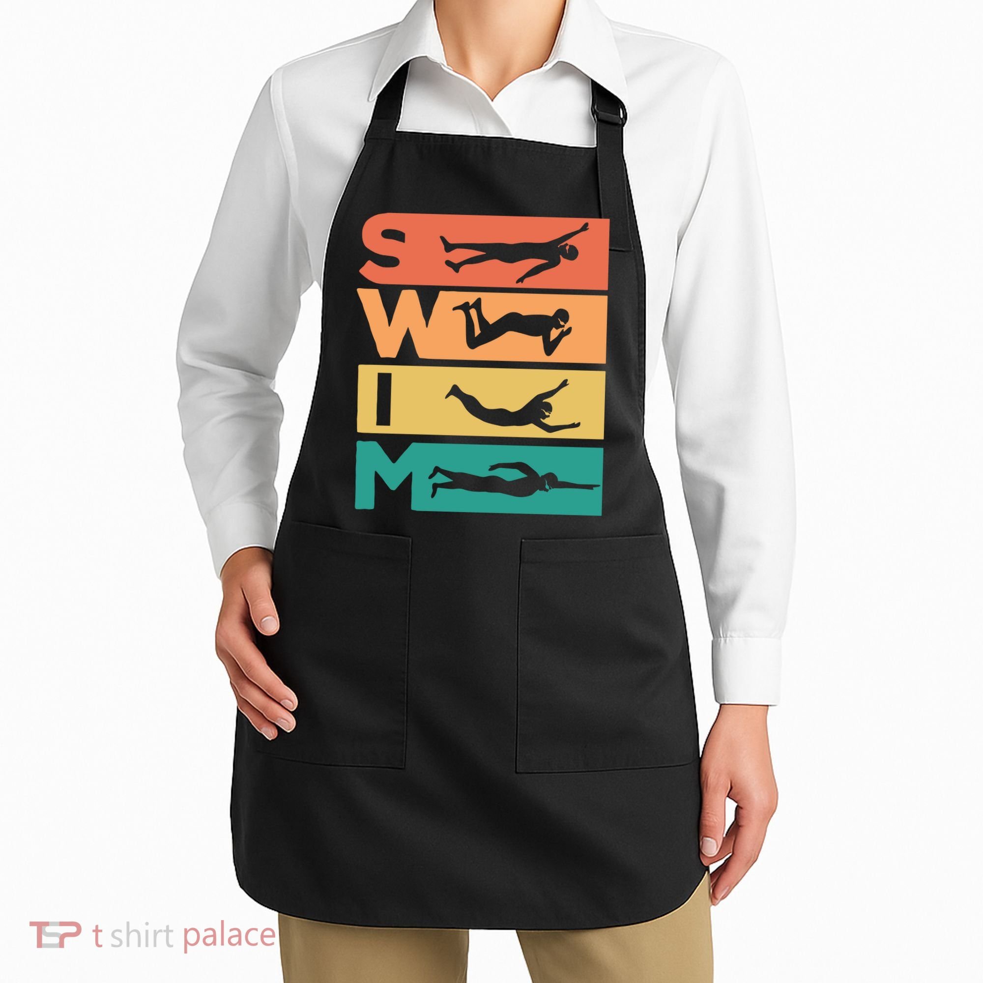 Swim Swimmers Retrol Apron