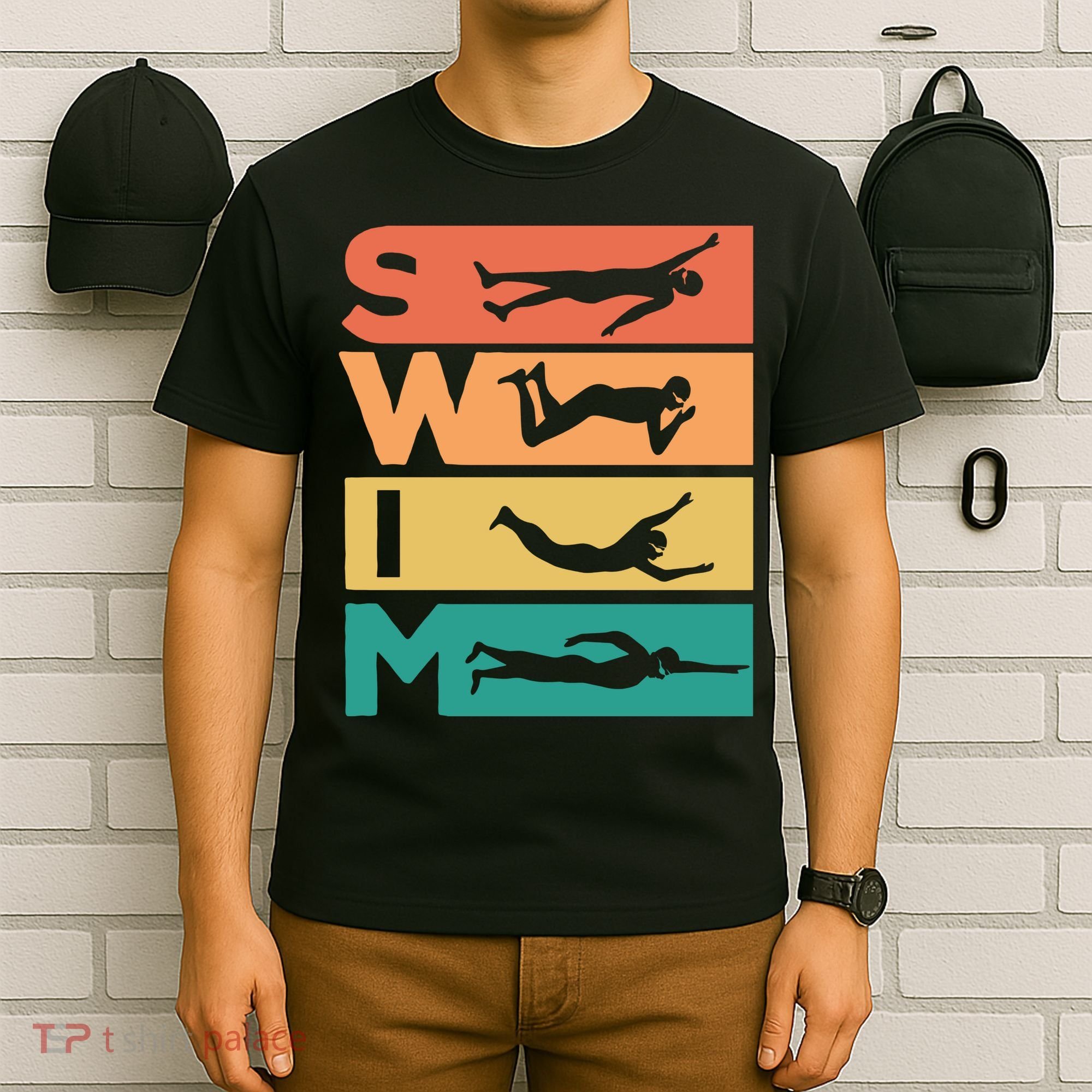 Swim Swimmers Retrol T-Shirt
