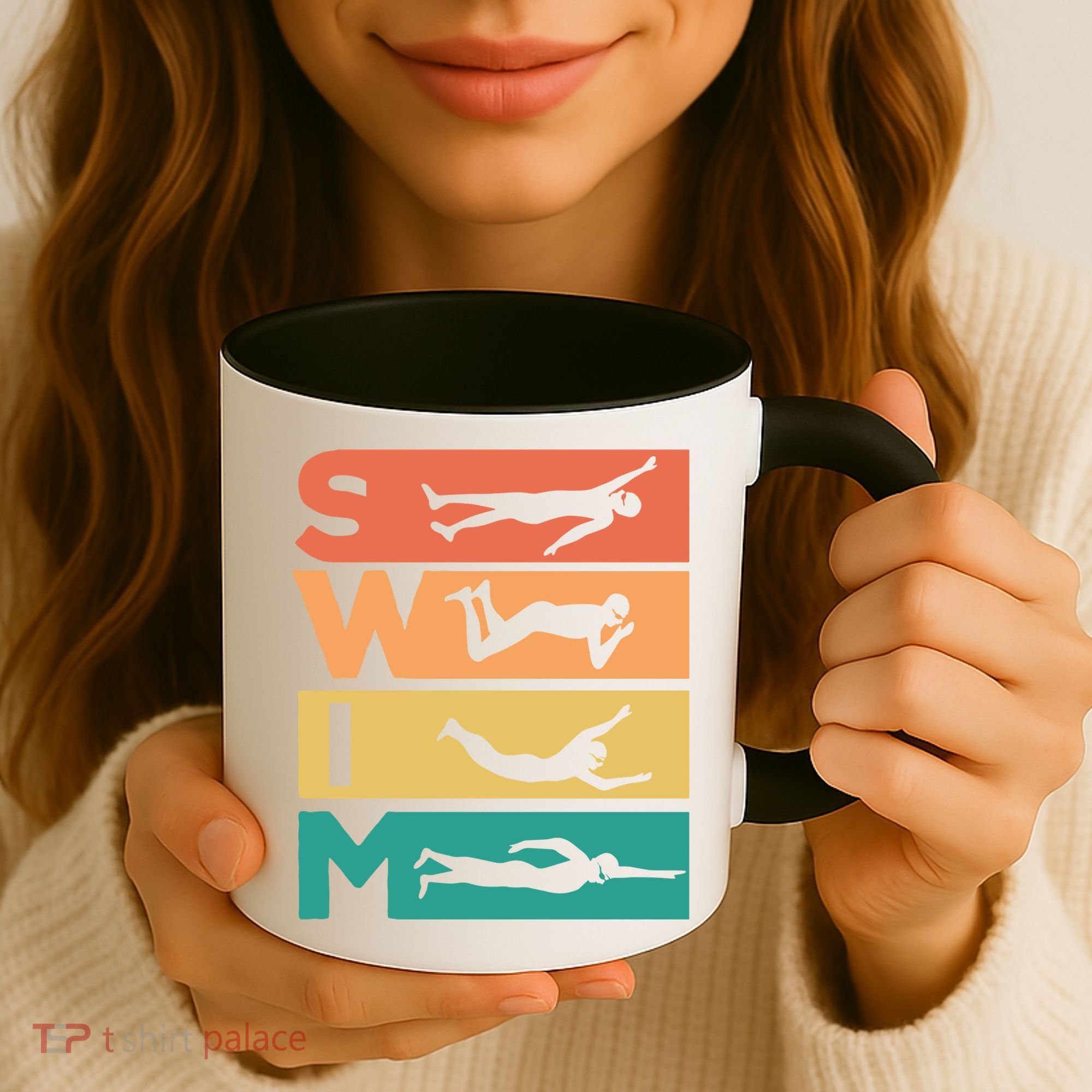 Swim Swimmers Retrol Coffee Mug