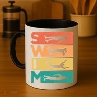 Swim Swimmers Retrol Coffee Mug thumb 4