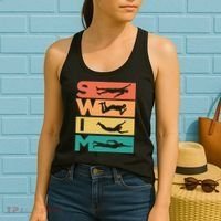 Swim Swimmers Retrol Women's Tank Top thumb 2