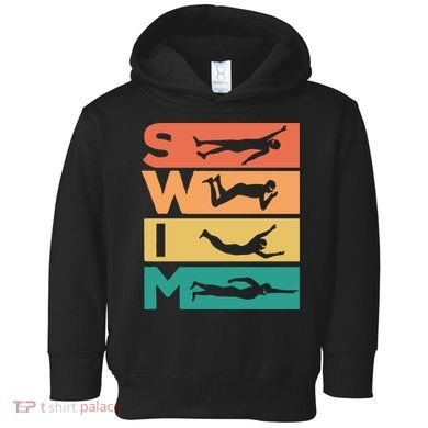 Swim Swimmers Retrol Toddler Hoodie