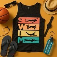 Swim Swimmers Retrol Tank Top thumb 4