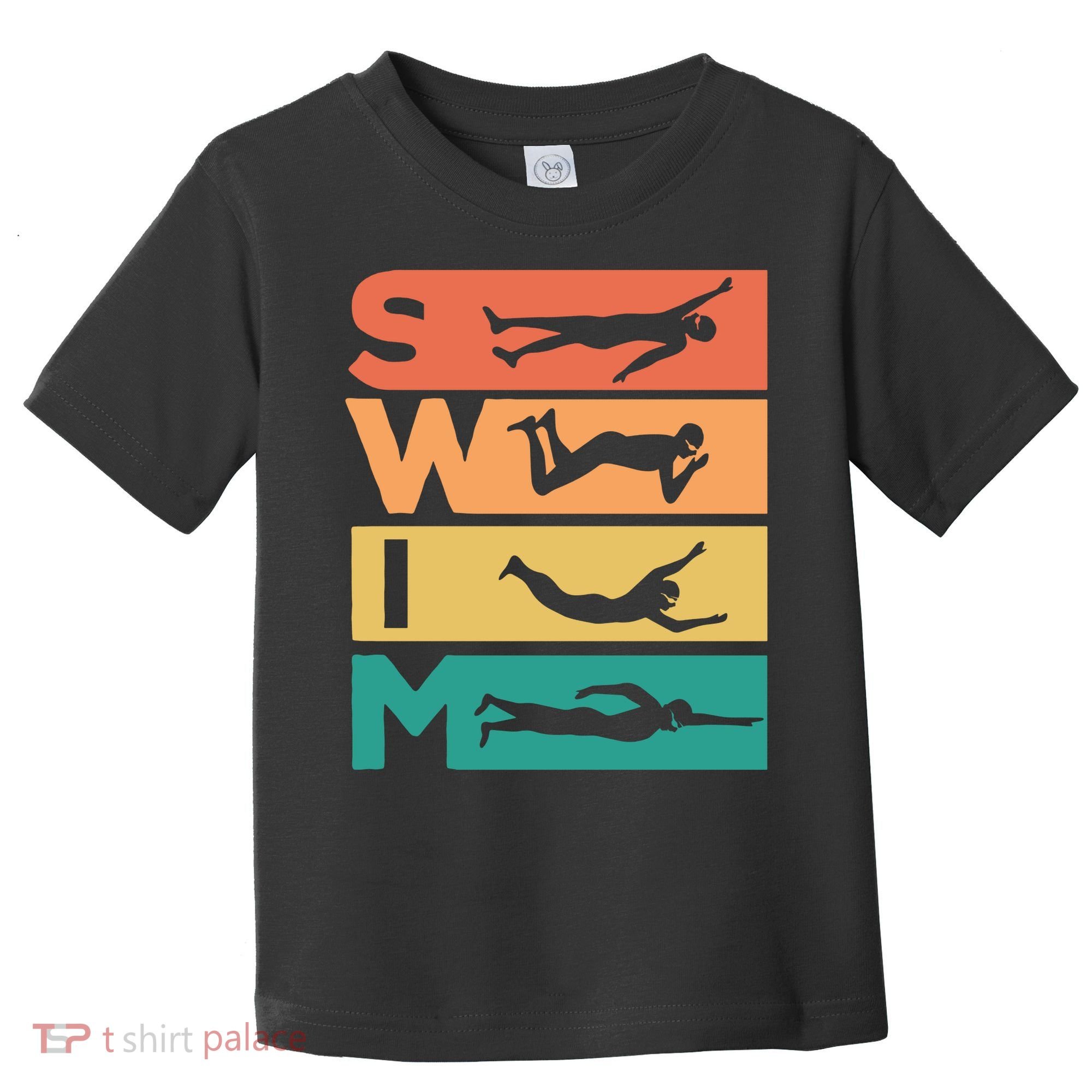 Swim Swimmers Retrol Toddler T-Shirt