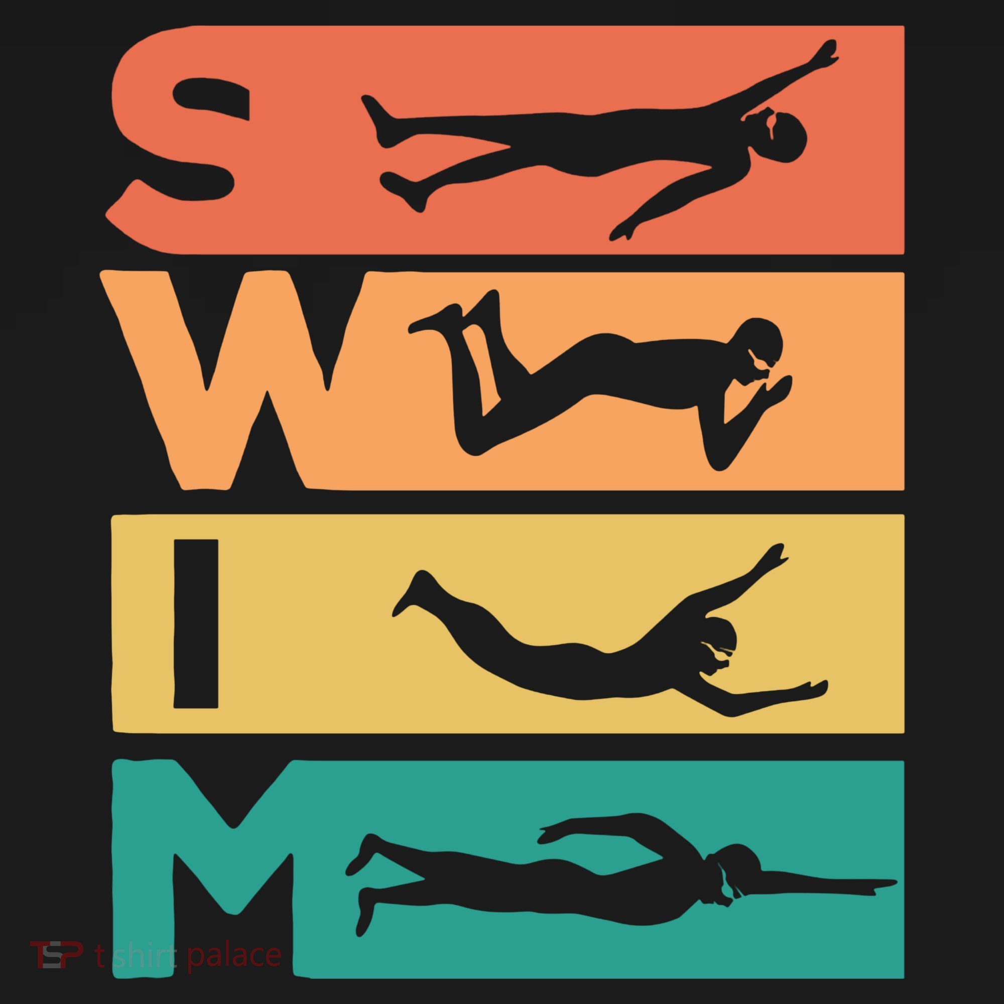 Swim Swimmers Retrol Women's Long Sleeve Shirt