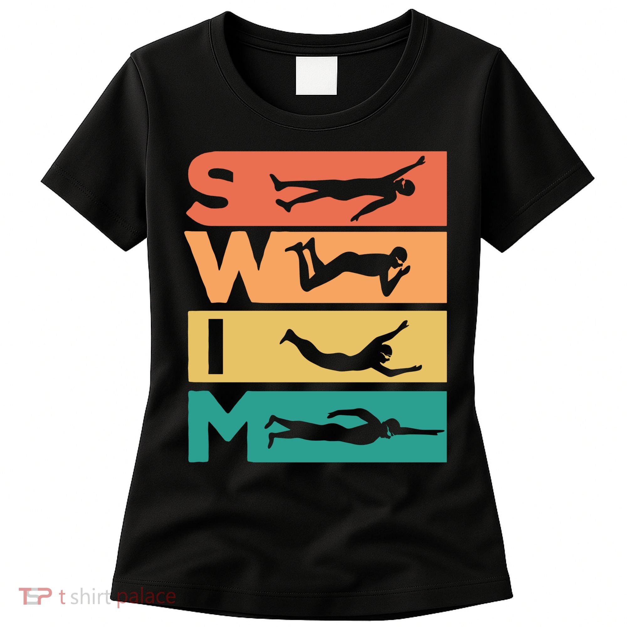 Swim Swimmers Retrol Women's T-Shirt