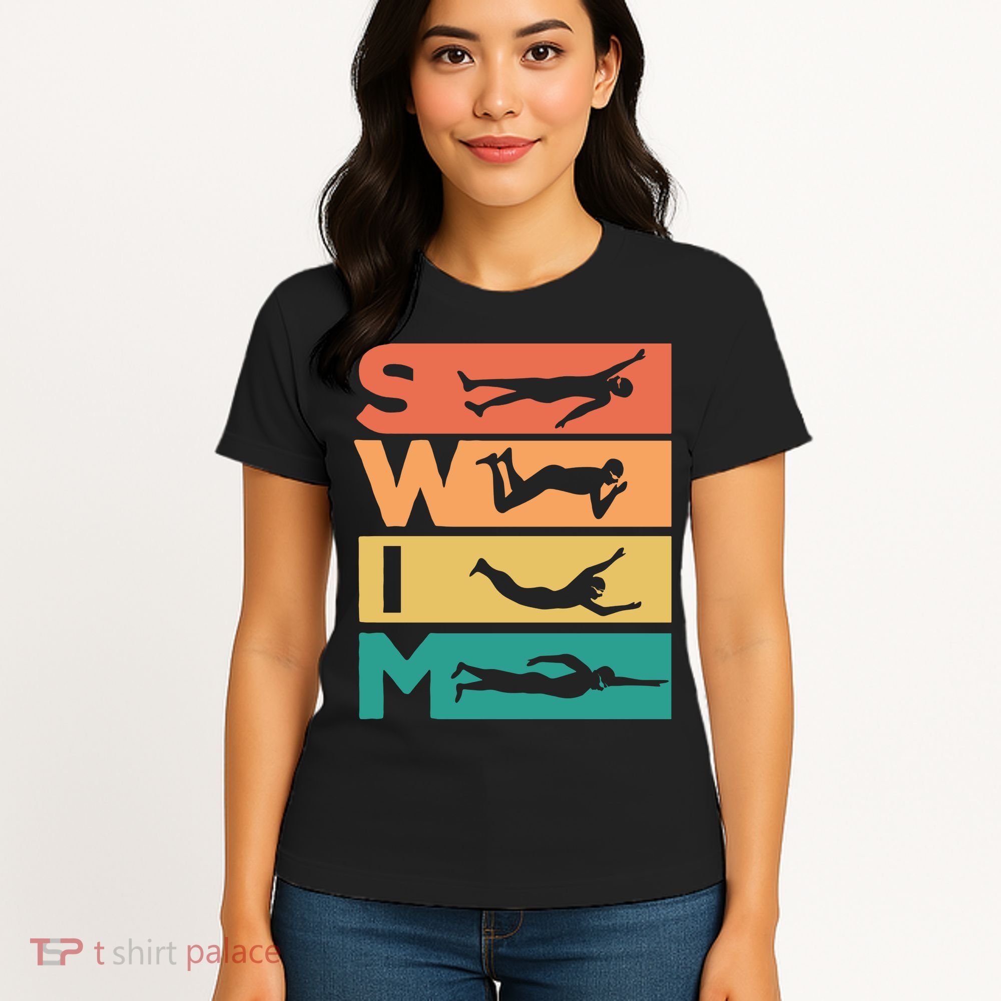 Swim Swimmers Retrol Women's T-Shirt