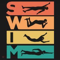 Swim Swimmers Retrol Kids Sweatshirt thumb 2
