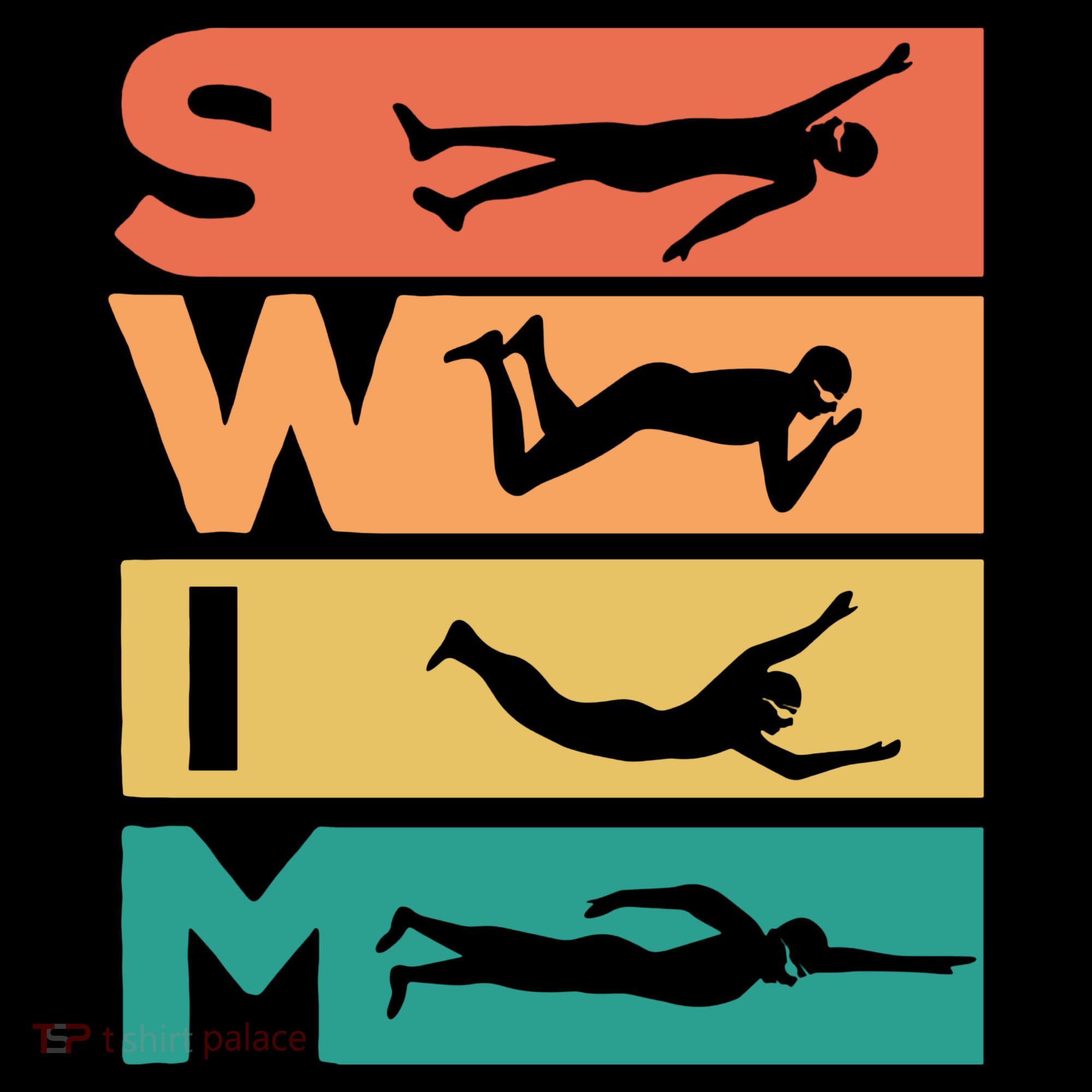 Swim Swimmers Retrol Kids Sweatshirt