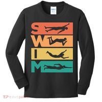 Swim Swimmers Retrol Kids Long Sleeve Shirt thumb 0