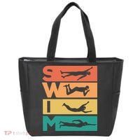 Swim Swimmers Retrol Tote Bag thumb 0
