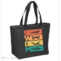 Swim Swimmers Retrol Tote Bag thumb 2