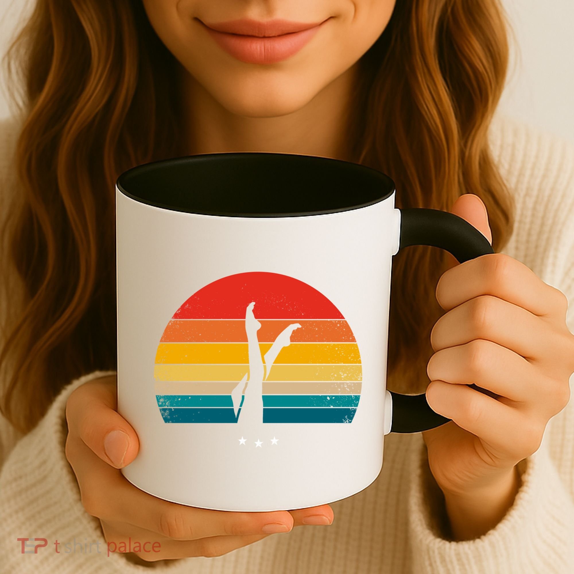 Synchronized Swimming Retro Gift Coffee Mug