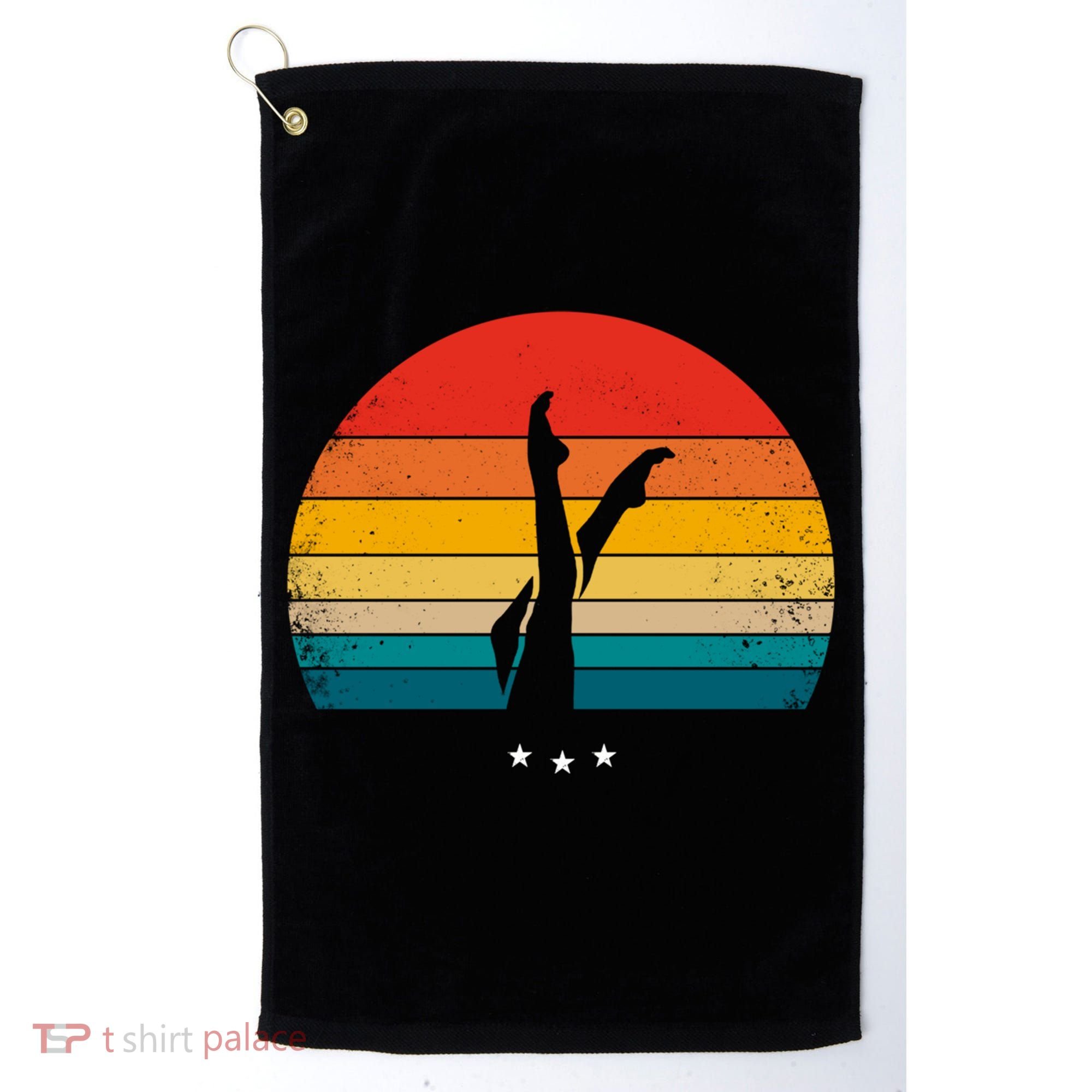 Synchronized Swimming Retro Gift Golf Towel