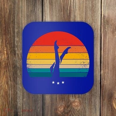 Synchronized Swimming Retro Gift Coaster