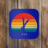 Synchronized Swimming Retro Gift Coaster thumb 0