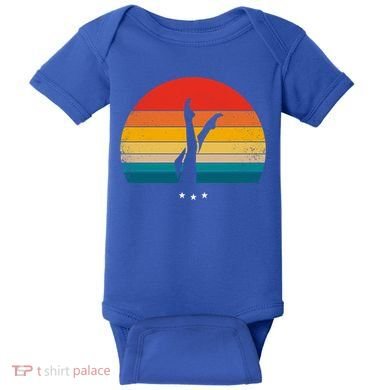 Synchronized Swimming Retro Gift Baby Bodysuit