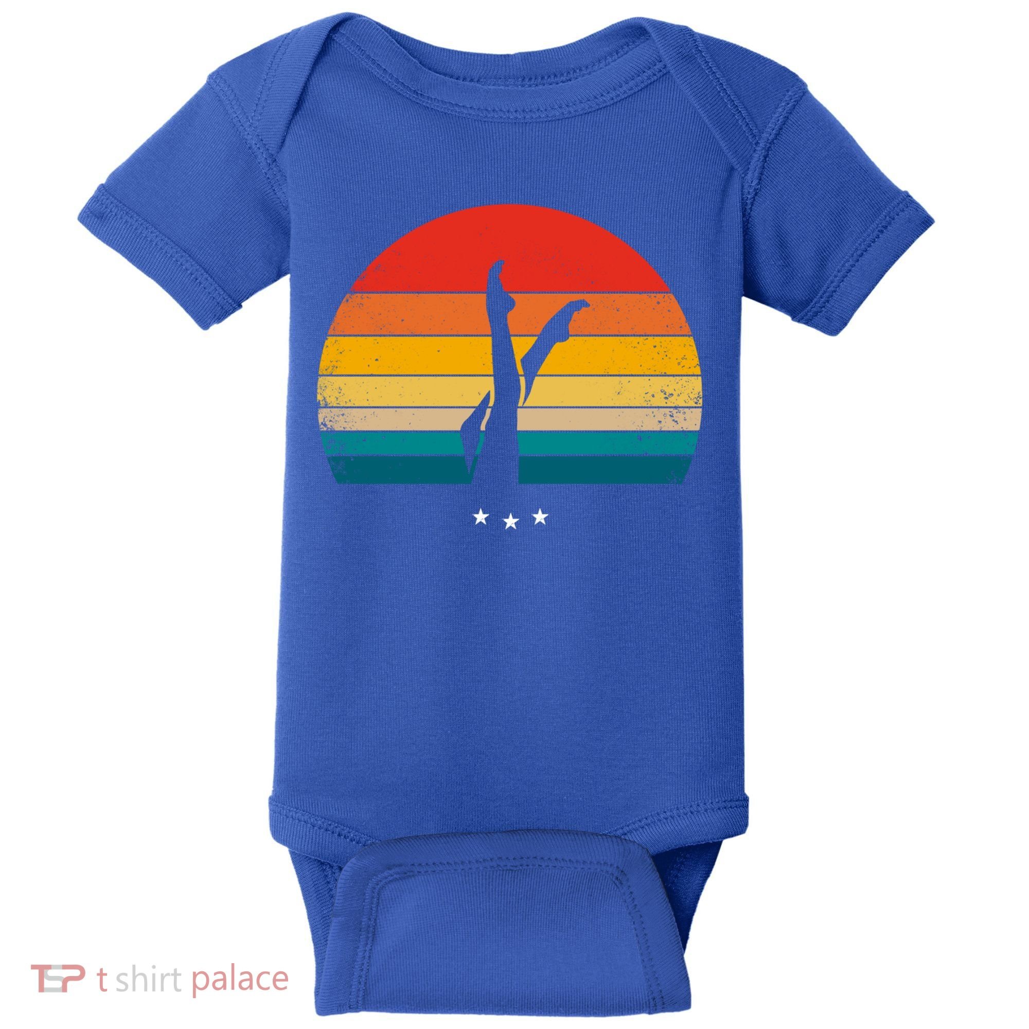 Synchronized Swimming Retro Gift Baby Bodysuit