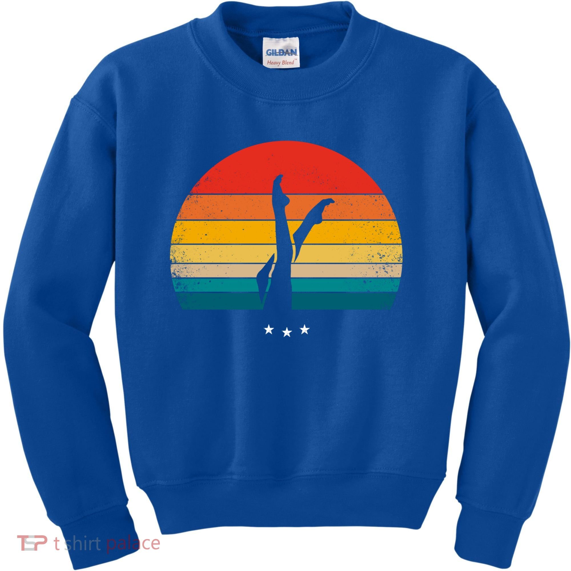 Synchronized Swimming Retro Gift Kids Sweatshirt
