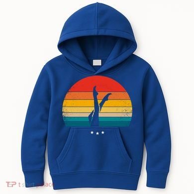Synchronized Swimming Retro Gift Kids Hoodie
