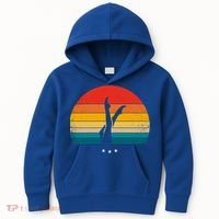 Synchronized Swimming Retro Gift Kids Hoodie thumb 0
