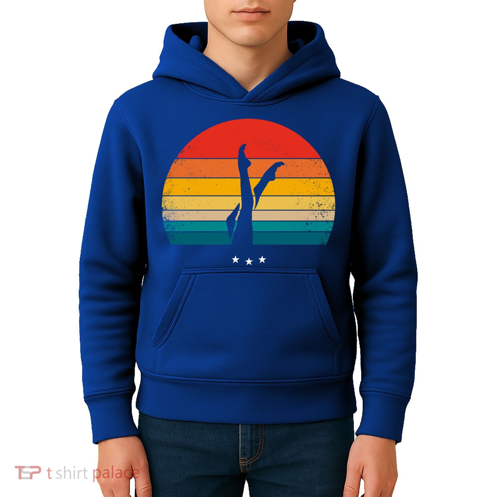 Synchronized Swimming Retro Gift Kids Hoodie