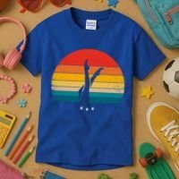Synchronized Swimming Retro Gift Kids T-Shirt thumb 3