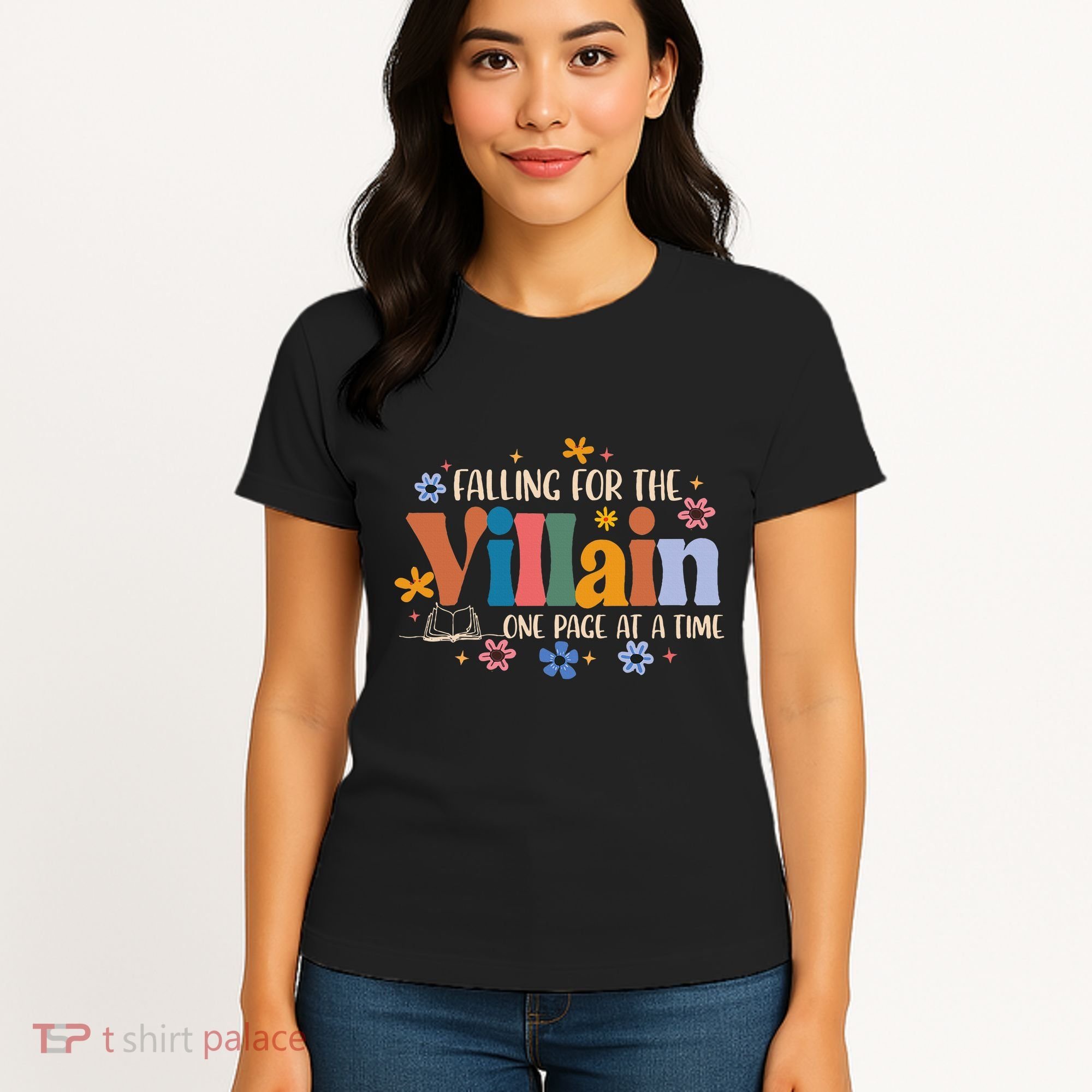 Spicy Smut Reader Falling For The Villain One Page At A Time Women's T-Shirt