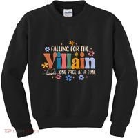 Spicy Smut Reader Falling For The Villain One Page At A Time Kids Sweatshirt thumb 0