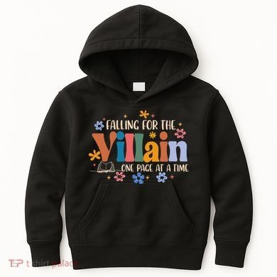 Spicy Smut Reader Falling For The Villain One Page At A Time Kids Hoodie