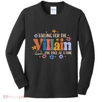 Spicy Smut Reader Falling For The Villain One Page At A Time Kids Long Sleeve Shirt thumb 0