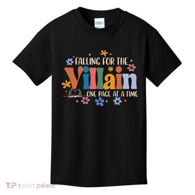 Spicy Smut Reader Falling For The Villain One Page At A Time Kids T-Shirt